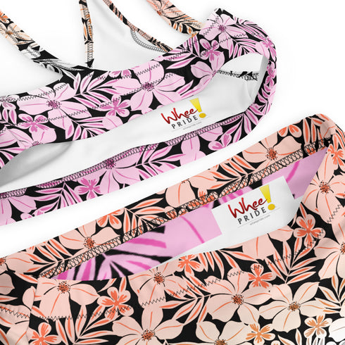 Lesbian Pride Aloha High-Waisted Bikini